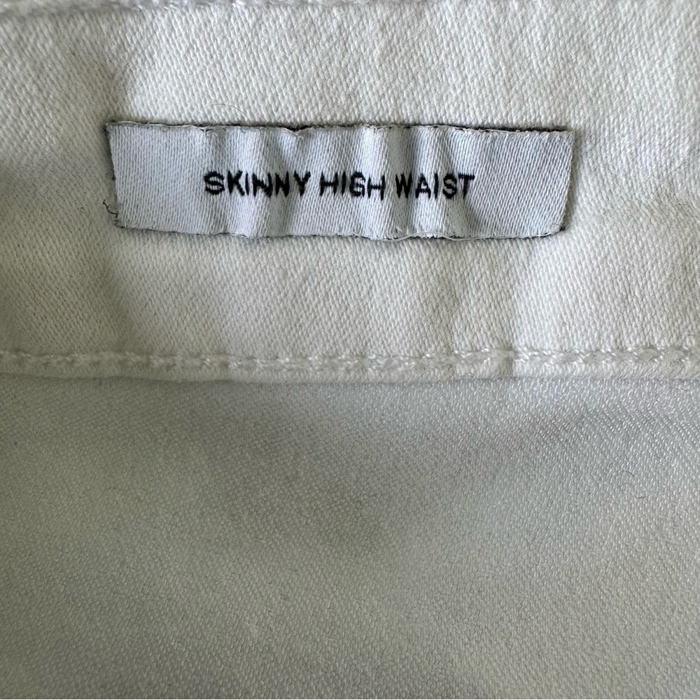 Pull&Bear White Chinos Slim Fit | Size 6 - Picture 4 of 7